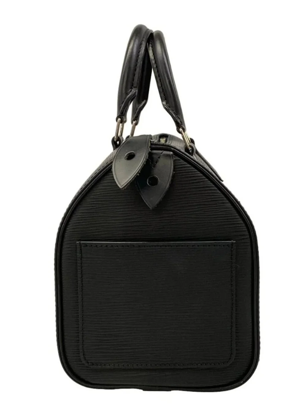 LOUIS VUITTON Speedy 30 M59222 Noir Silver Hardware Epi SP1039 Handbag
